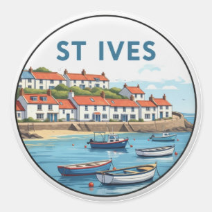 St. Ives Cornwall Engeland Reizen Ronde Sticker