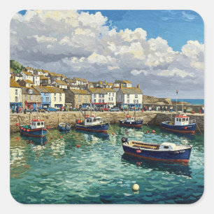 St. Ives Cornwall Engeland Reizen Vierkante Sticker