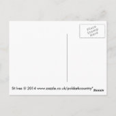 St Ives Cornwall England Briefkaart (Achterkant)