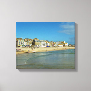 St. Ives Cornwall England Foto Canvas Afdruk