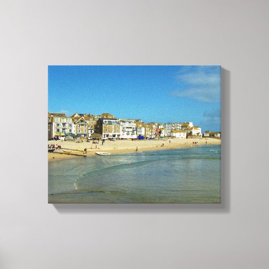 St. Ives Cornwall England Foto Canvas Afdruk (Voorkant)