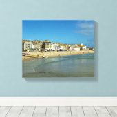St. Ives Cornwall England Foto Canvas Afdruk (Insitu (Houten vloer))