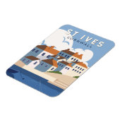 St. Ives Cornwall England Retro Travel Art Magneet (Linkerzijde)