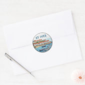 St. Ives Cornwall England Travel Ronde Sticker (Envelop)