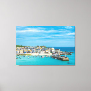 St. Ives Cornwall England, Verenigd Koninkrijk Eur Canvas Afdruk