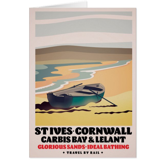 St Ives Cornwall Reisposter (Voorkant)