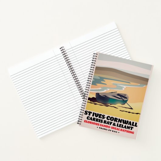 St Ives Cornwall Reisposter Notitieboek (Binnen)