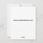 St. Ives Cornwall S.W.England, naam toevoegen, Feestdagenkaart (Achterkant)