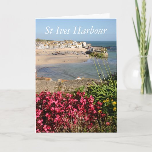 St Ives de Roze Bloemen van de Haven Kaart (Voorkant)