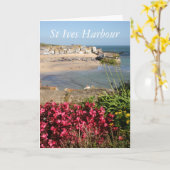 St Ives de Roze Bloemen van de Haven Kaart (Gele Bloem)
