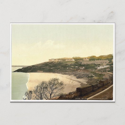 St. Ives, Porthminster Beach, Cornwall, Engeland Briefkaart (Voorkant)