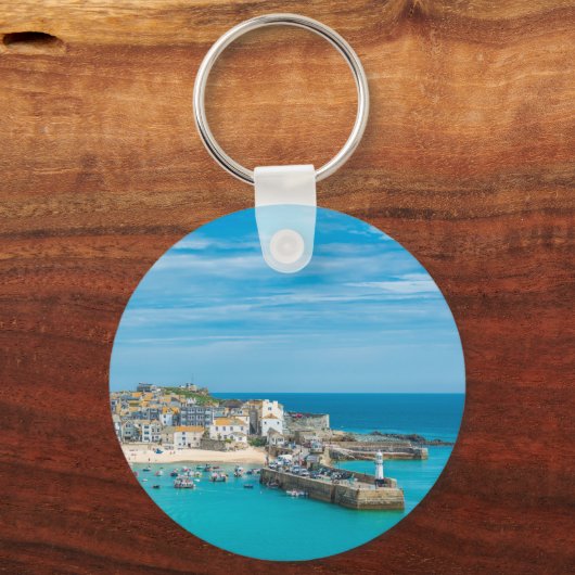 St Ives skyline Sleutelhanger (Voorkant)