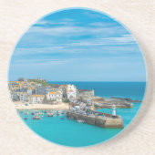 St Ives skyline Zandsteen Onderzetter (Voorkant)