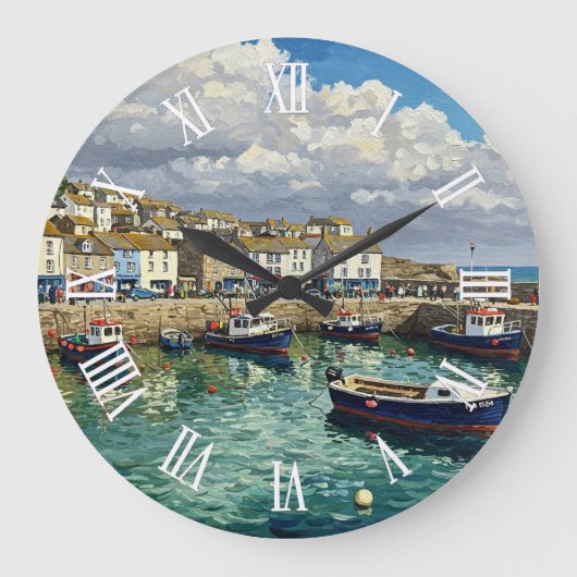 St Ives Wall Clock Grote Klok (Voorkant)