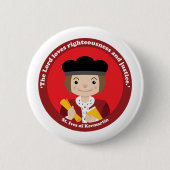 St. Ivo Kermatin Ronde Button 5,7 Cm (Voorkant)