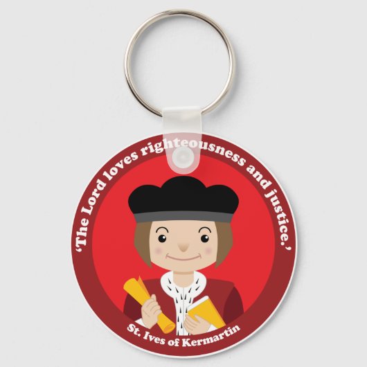 St. Ivo Kermatin Sleutelhanger (Voorkant)