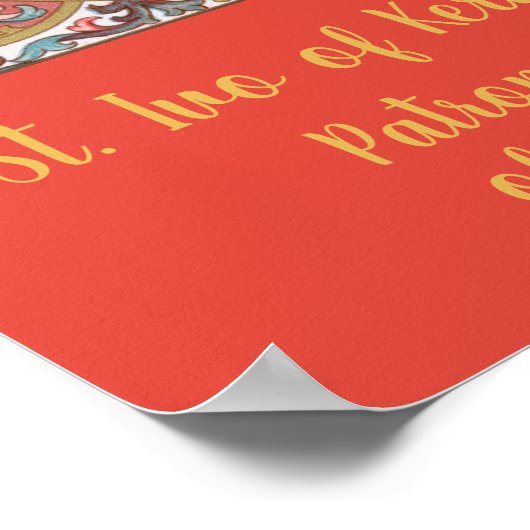 St. Ivo van Kermartin (BK 015) Poster (Hoek)