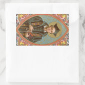 St. Ivo van Kermartin (BK 015) Rechthoekige Sticker (Tas)