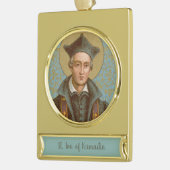 St. Ivo van Kermartin (BK 015) Verguld Banner Ornament (Links)