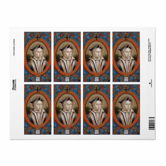 St. Ivo van Kermartin (M 005) Etiket (Full Sheet)