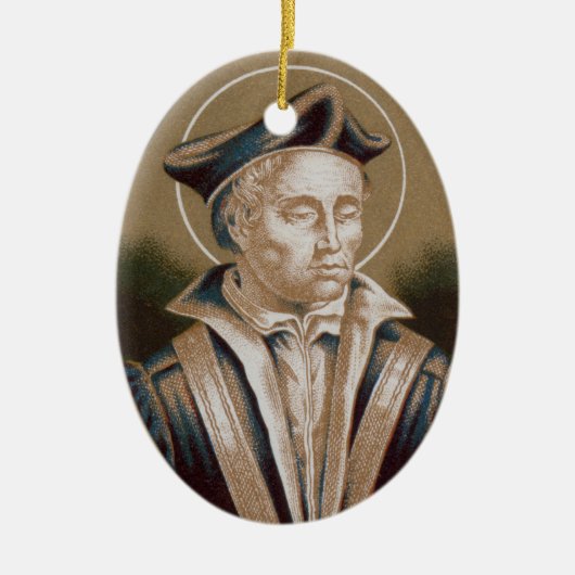 St. Ivo van Kermartin (M 005) Keramisch Ornament (Voorkant)