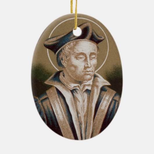 St. Ivo van Kermartin (M 005) Keramisch Ornament (Achterkant)