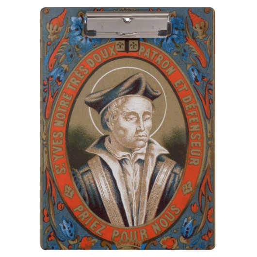 St. Ivo van Kermartin (M 005) Klembord (Voorkant)