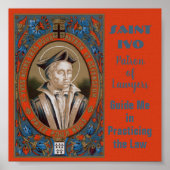 St. Ivo van Kermartin (M 005) Poster (Voorkant)