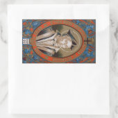 St. Ivo van Kermartin (M 005) Rechthoekige Sticker (Tas)