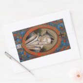 St. Ivo van Kermartin (M 005) Rechthoekige Sticker (Envelop)