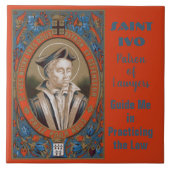 St. Ivo van Kermartin (M 005) Tegeltje (Voorkant)