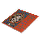 St. Ivo van Kermartin (M 005) Tegeltje (Zijkant)