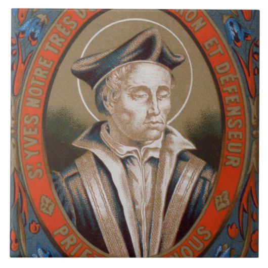 St. Ivo van Kermartin (M 005) Tegeltje (Voorkant)