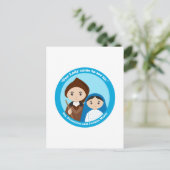 St. Jacinta en St. Francisco Marto Briefkaart (Staand voorkant)