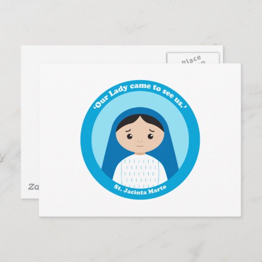 St. Jacinta Marto Briefkaart (Voorkant / Achterkant)