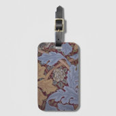 St. James Acanthus Bladpatroon van William Morris Bagagelabel (Voorkant (verticaal))