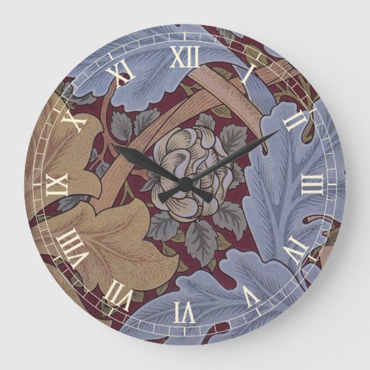 St. James Acanthus Bladpatroon van William Morris Grote Klok (Voorkant)