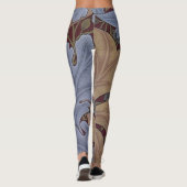 St. James Acanthus Bladpatroon van William Morris Leggings (Achterkant)