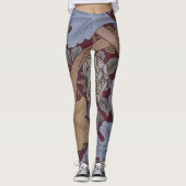 St. James Acanthus Bladpatroon van William Morris Leggings (Voorkant)