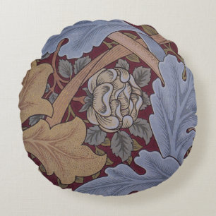 St. James Acanthus Bladpatroon van William Morris Rond Kussen