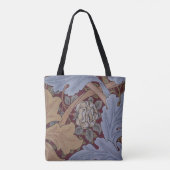 St. James Acanthus Bladpatroon van William Morris Tote Bag (Achterkant)