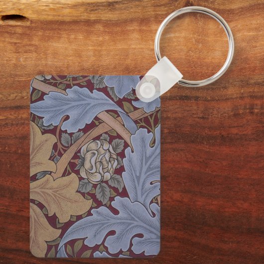 St. James Acanthus Pattern van William Morris Sleutelhanger (Achterkant)