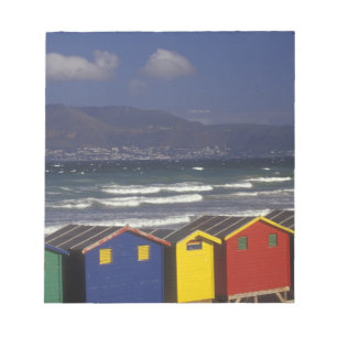 St. James Bay-badhuisjes, nabij Kaapstad, Notitieblok