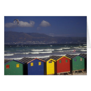 St. James Bay Bathing Boxes, bij Capetown,