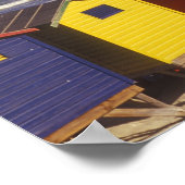 St. James Bay Bathing Boxes, bij Capetown, 2 Poster (Hoek)