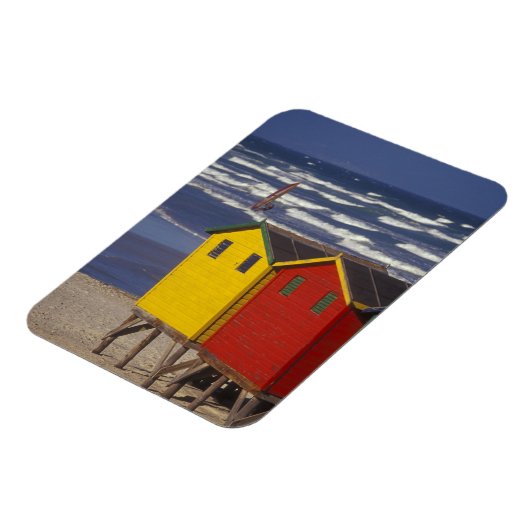 St. James Bay Bathing Boxes, bij Capetown, 3 Magneet (Linkerzijde)