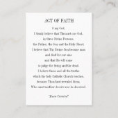 St. James de Grote Camino Akte van het Geloofsgebe Plaatskaartje (Achterkant)