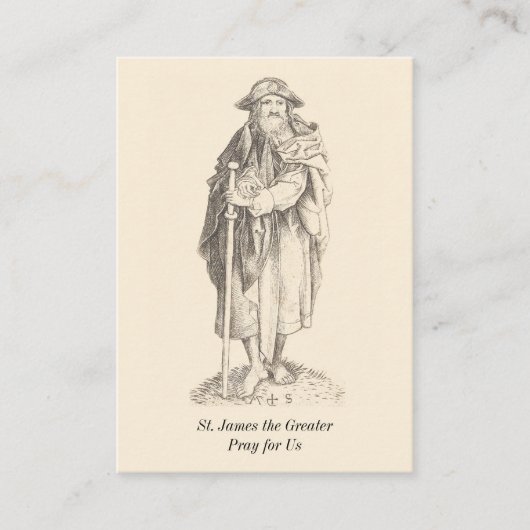 St. James de Grote Camino Akte van het Geloofsgebe Plaatskaartje (Voorkant)