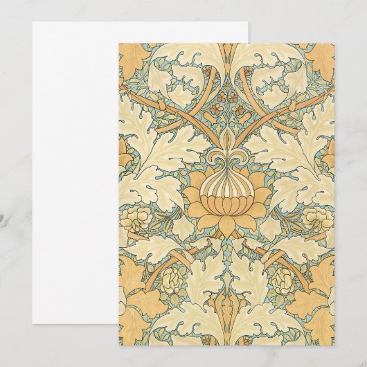 St. James door William Morris, Acanthus vertrekt (Voorkant / Achterkant)