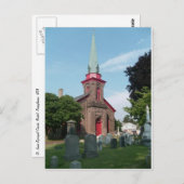 St. James Episcopal Church en Cemetery Briefkaart (Voorkant / Achterkant)